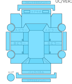 Body condition diagram (damage marks, Japanese labels)