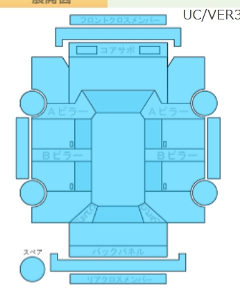 Body condition diagram (damage marks, Japanese labels)