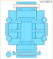 Body condition diagram (damage marks, Japanese labels)
