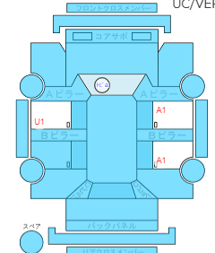 Body condition diagram (damage marks, Japanese labels)