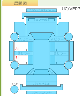 Body condition diagram (damage marks, Japanese labels)