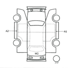 Body condition diagram (damage marks, Japanese labels)
