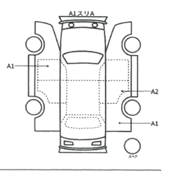 Body condition diagram (damage marks, Japanese labels)