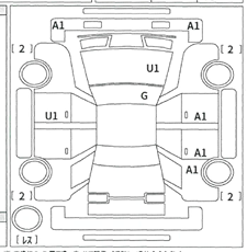 Body condition diagram (damage marks, Japanese labels)
