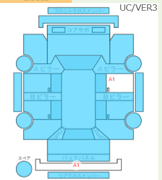 Body condition diagram (damage marks, Japanese labels)