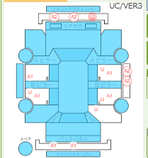Body condition diagram (damage marks, Japanese labels)