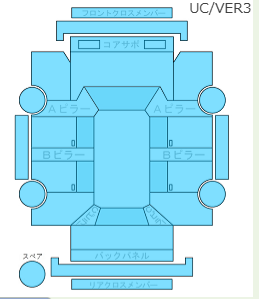 Body condition diagram (damage marks, Japanese labels)