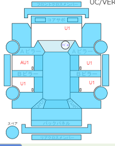 Body condition diagram (damage marks, Japanese labels)